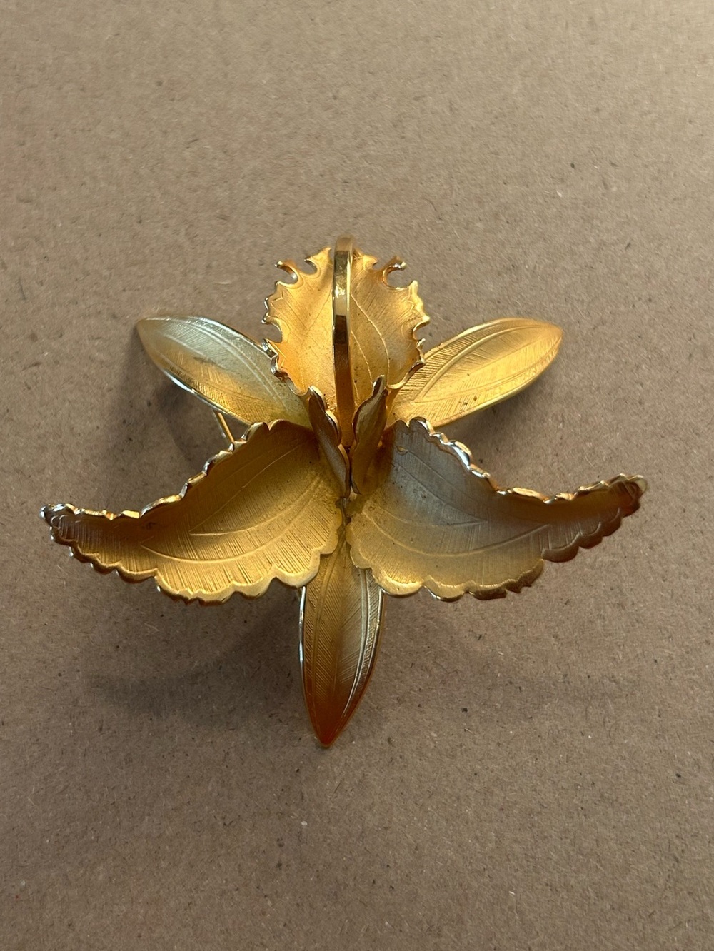 Giovanni Orchid Brooch-Signed